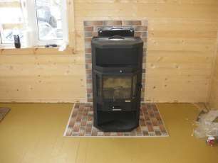 Купить большой камин с шамотом Мета-Бел Ангара-Аква в Минске фото в Минске