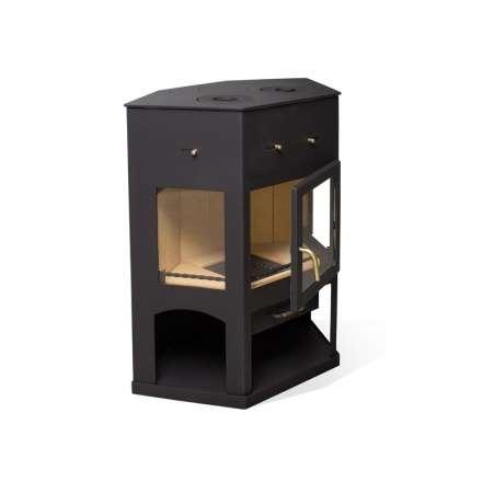 Печь-камин Мета-Бел АОТ 11.0 (в модификации Енисей с плитой) в Минске