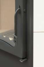 Стальной камин Бавария угловая Амазонка бай фото в Минске