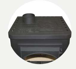 Чугунный камин Бавария Оптима Чугун с плитой фото в Минске