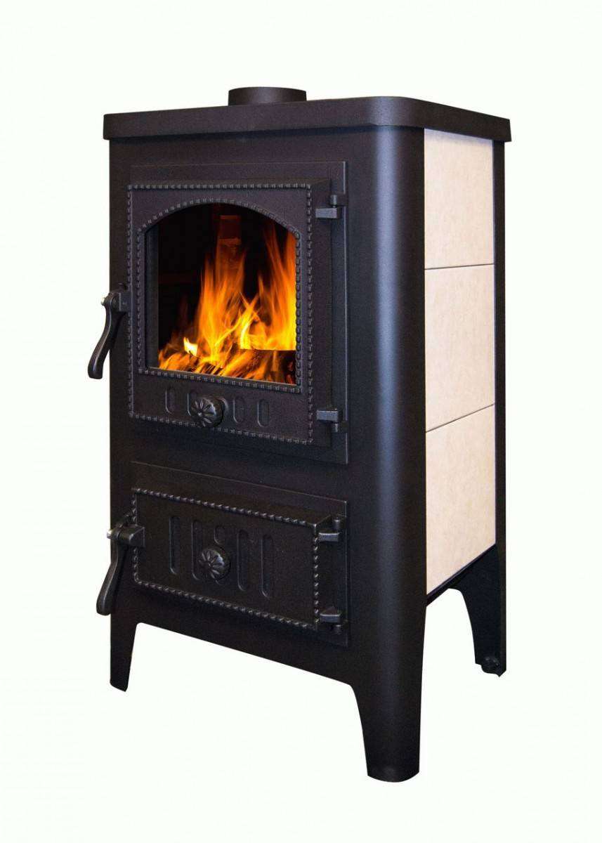 Печь-камин Бавария Оптима Чугун с плитой Амазонка бай фото в Минске