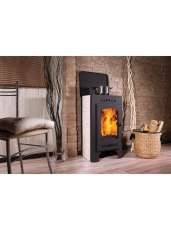 Печь-камин Бавария Оптима с плитой фото в Минске