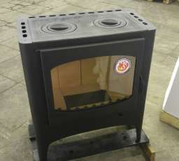 Печь камин БАВАРИЯ ЭКО С ПЛИТОЙ две конфорки для дома и дачи фото в Минске