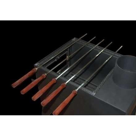 Небольшая печь-мангал с плитой Кельн-Турбо фото Небольшая печь-мангал с плитой Кельн-Турбо фото в Минске