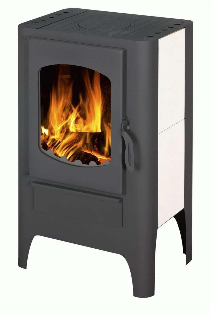 Печь-камин Бавария Эко с плитой 1 конфорка Амазонка бай фото в Минске