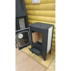 Печь-камин БАВАРИЯ ЭКО с плитой одна конфорка фото в Минске