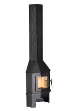 Камин МЮНХЕН ПРИСТЕННО УГЛОВОЙ КОМПАКТ черный в Минске
