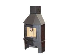 Камин Мюнхен угловой чёрный купить в Минске