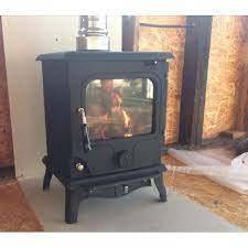 Печь-камин чугунный FireWay Paul в интерьере чёрный Амазонка бай фото в Минске