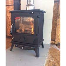 Печь-камин чугунный FireWay Paul в интерьере чёрный Амазонка бай фото в Минске