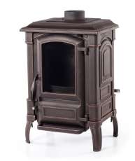 Печь-камин чугунный FireWay Bruno патина медь Амазонка бай фото в Минске