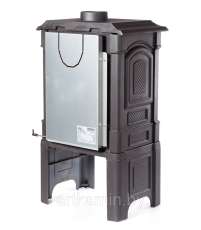 Печь-камин чугунный FireWay Bruno II чёрный Амазонка бай фото в Минске