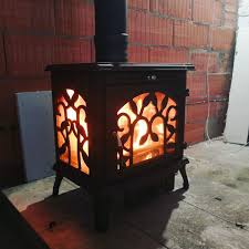 Печь-камин чугунный FireWay Demetra в интерьере Амазонка бай фото в Минске