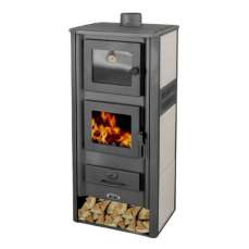 Печь-камин с духовкой Blist Ambasador LM R Амазонка бай фото в Минске