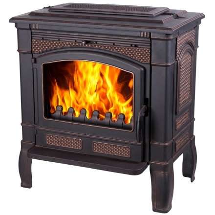 Печь-камин FireWay Gunter патина медь Амазонка бай фото в Минске