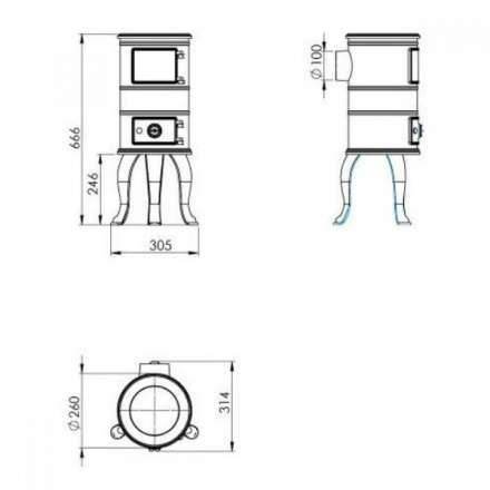 Купить Печь-камин NORDflam Ermis в Минске Амазонка бай фото в Минске