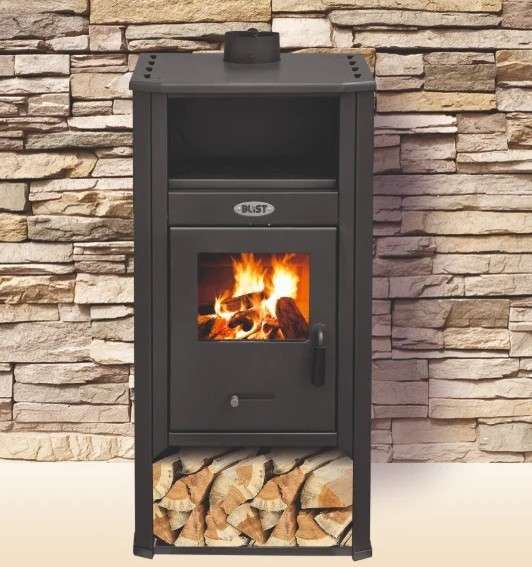 Печь-камин Blist Ambasador LM стальная дверца купить в Минске