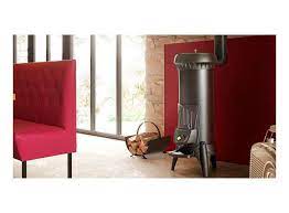 Печь-камин чугунный Invicta SOREL в интерьере Амазонка бай фото в Минске