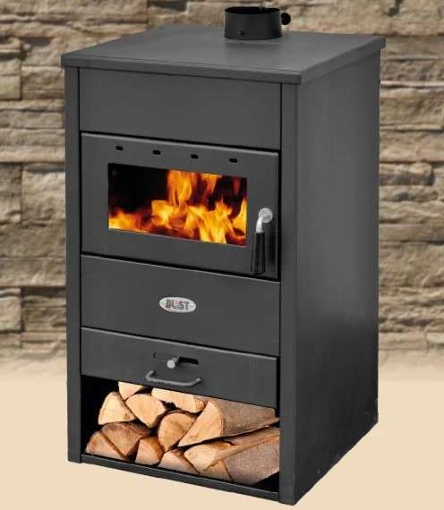 Печь-камин Blist B22 E с водяным контуром фото в Минске