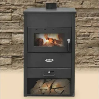 Печь-камин Blist B22 E с водяным контуром фото в Минске