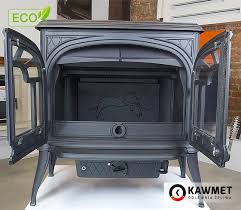 Купить Печь-камин KAWMET Premium SPARTA S10 (13,9 кВт) в интерьере чугунный в Минске фото в Минске