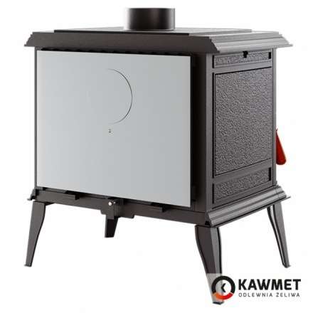 Купить Печь-камин KAWMET Premium PROMETEUS S11 (8,5 кВт) в интерьере чугунный в Минске фото в Минске