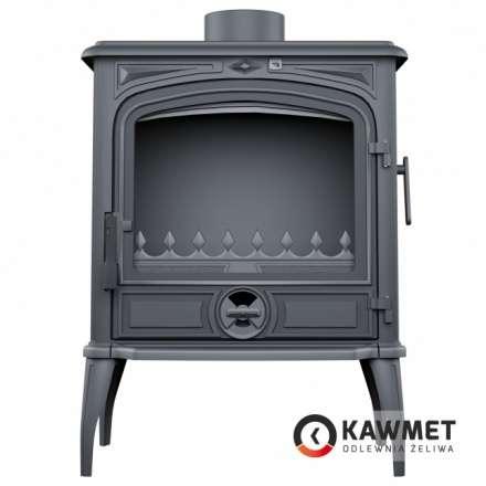 Купить Печь-камин KAWMET Premium SELENA S14 (6,5 кВт) в интерьере чугунный в Минске фото в Минске