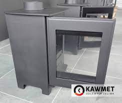 Купить Печь-камин Kawmet Premium S16 (4,9 кВт) в интерьере чугунный в Минске фото в Минске