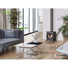 Купить Печь-камин Kawmet P8 в интерьере чугунный в Минске в Минске