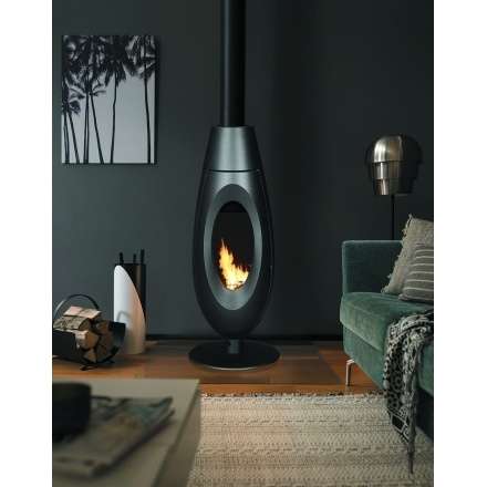 Печь-камин Invicta OVATIO в интерьере Амазонка бай фото в Минске