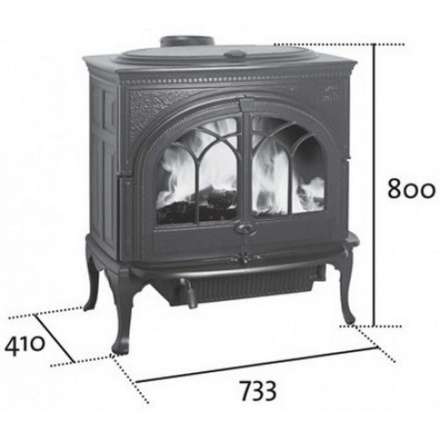 Чугунная печь камин Jotul F600 в Минске