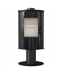 Купить Печь-камин черный Kratki KOZA/AB/S/N/DR в интерьере в Минске Амазонка бай фото в Минске