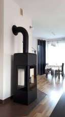 Купить Печь-камин Kratki THOR 8 View стальной в интерьере в Минске Амазонка бай фото в Минске