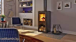 Купить Печь-камин Kratki Koza/K5/S/W стальной в интерьере в Минске Амазонка бай фото в Минске