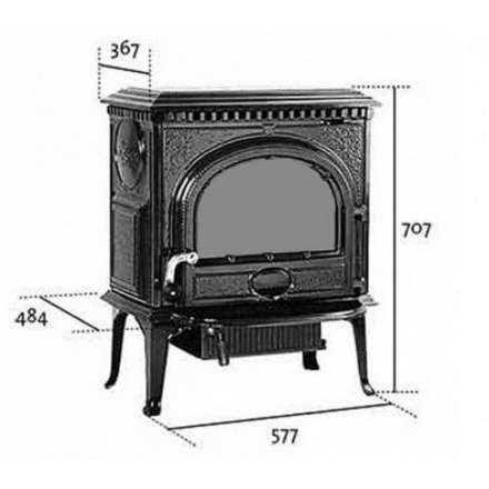 Чугунная печь камин Jotul MF 3 в Минске