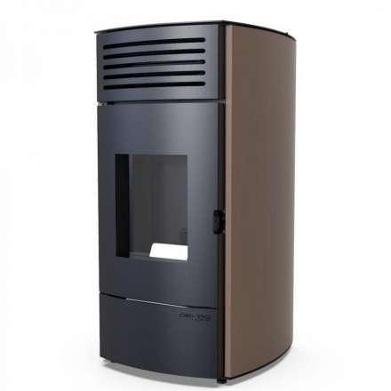 Пеллетный печь-камин DEFRO HOME AQUAPELL коричневый Амазонка бай фото в Минске