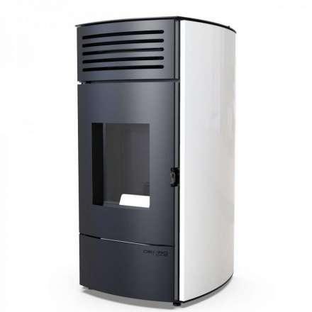 Пеллетный печь-камин DEFRO HOME AQUAPELL белый Амазонка бай фото в Минске