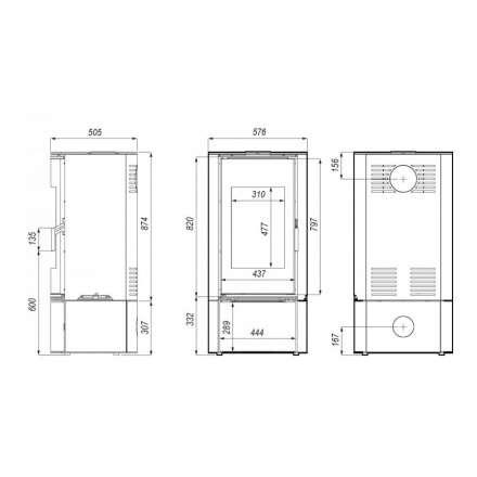Печь-камин DEFRO HOME ORBIS Амазонка бай фото в Минске