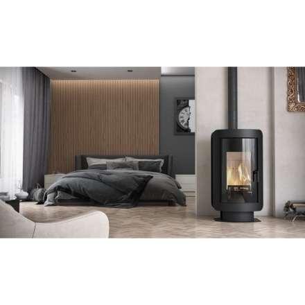 Печь-камин DEFRO HOME OVAL в интерьере Амазонка бай фото в Минске