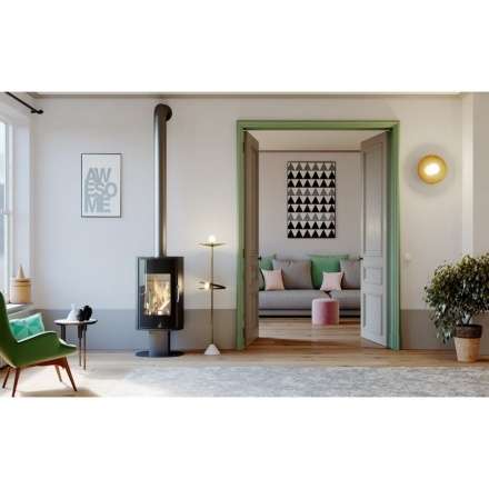 Печь-камин DEFRO HOME ORBIS TOP в интерьере Амазонка бай фото в Минске