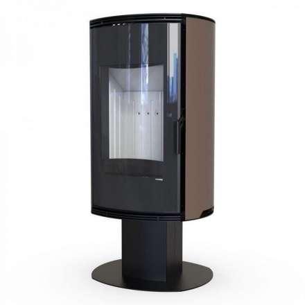 Печь-камин DEFRO HOME ORBIS TOP коричневый Амазонка бай фото в Минске