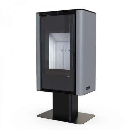 Печь-камин серый DEFRO HOME SOLUM TOP Амазонка бай фото в Минске