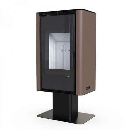 Печь-камин коричневый DEFRO HOME SOLUM TOP Амазонка бай фото в Минске