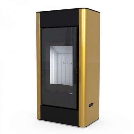 Печь-камин DEFRO HOME SOLUM золотой Амазонка бай фото в Минске