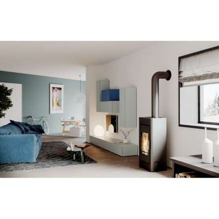 Печь-камин DEFRO HOME SOLUM в интерьере Амазонка бай фото в Минске