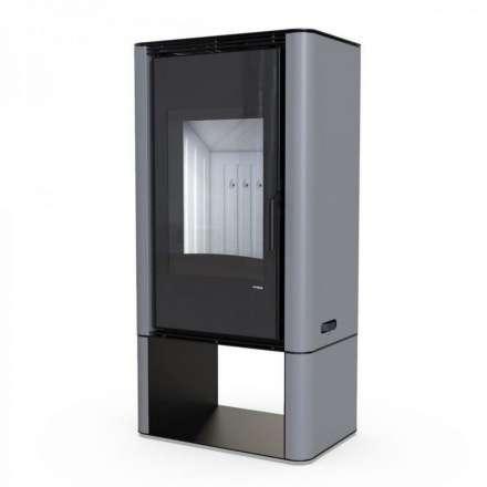 Печь-камин DEFRO HOME SOLUM LOG серый Амазонка бай фото в Минске