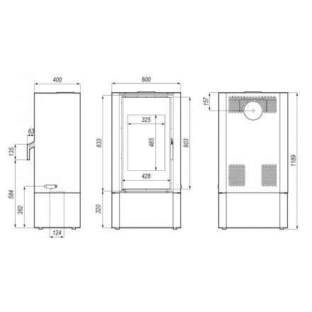 Печь-камин DEFRO HOME SOLUM LOG в Минске