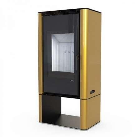 Печь-камин DEFRO HOME SOLUM LOG золотой Амазонка бай фото в Минске