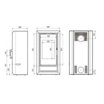 Печь-камин DEFRO HOME IGNIS Амазонка бай фото в Минске