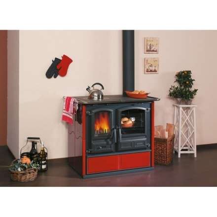 Отопительная печь HARK Herd Regina 631 DSA с духовкой и плитой красный Амазонка бай фото в Минске